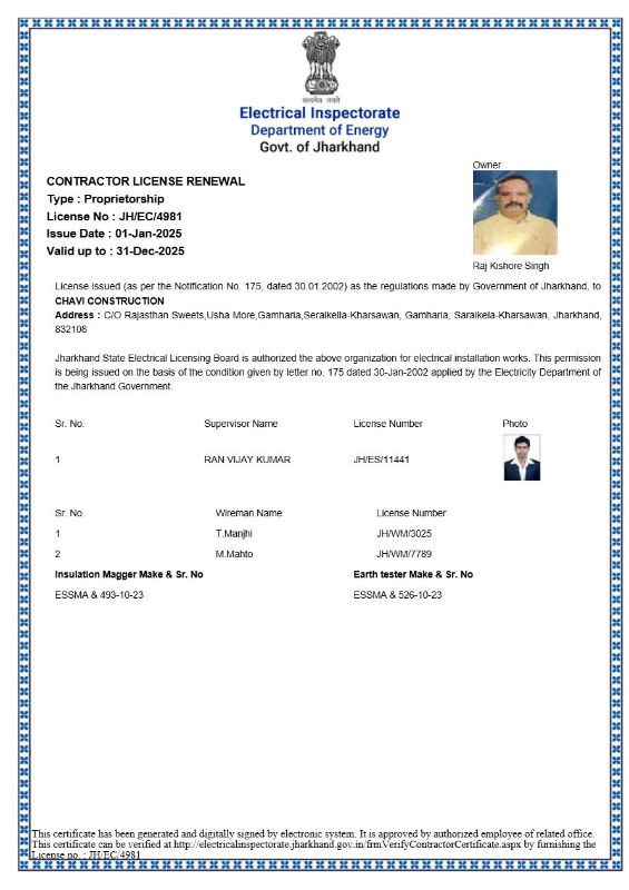 Electrical contractor license thumbnail